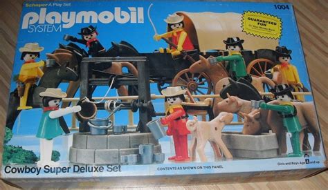 Playmobil Set 1004 Sch Cowboy Super Deluxe Set Klickypedia