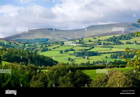 brecon beacons national park landscape powys wales stock photo alamy