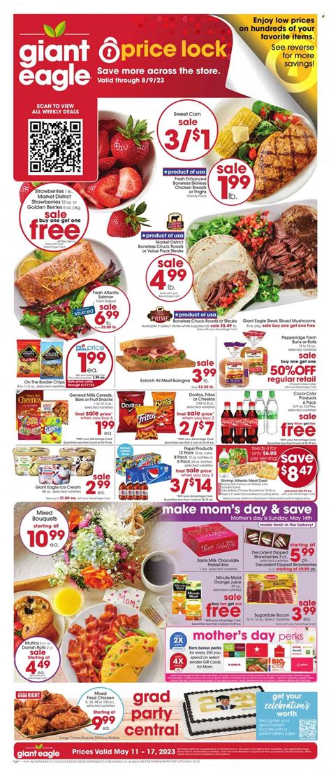 Giant Eagle Pa Weekly Ad Flyer Specials May 11 To May 17 2023