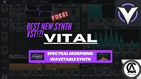 Vital Vst Best New Free Synth Spectral Morphing Wavetables