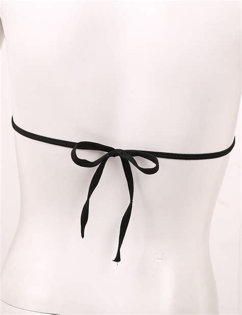 Buy Sexy Women S Micro Bikini Set Bra Top G String Mini Thong Lingerie Swimwear Online At Lowest