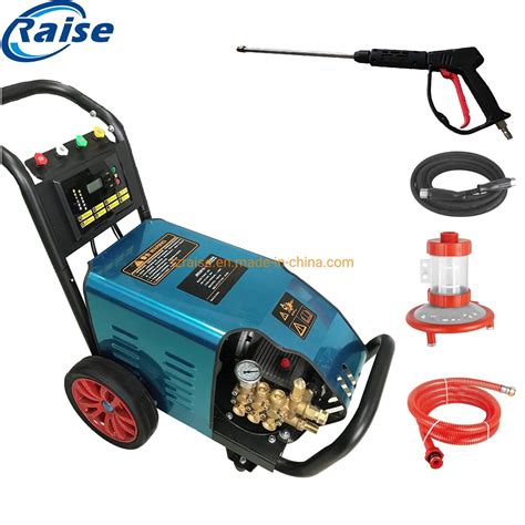 Movable Professional High Electric Powerful Pressure Washer 380v3kw With Smart Panel China