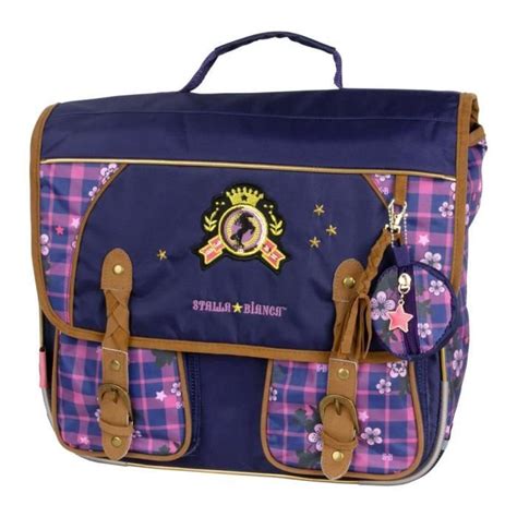 Cartable Cheval Stalla Bianca 38 CM Haut De Gamme Violet Cdiscount