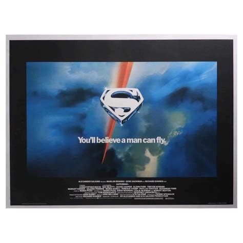 Superman Film Poster 1978 For Sale At 1stdibs Superman Poster 1978