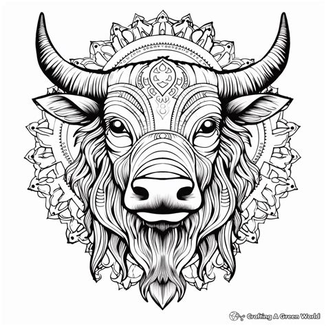 Bull Coloring Pages - Free & Printable!