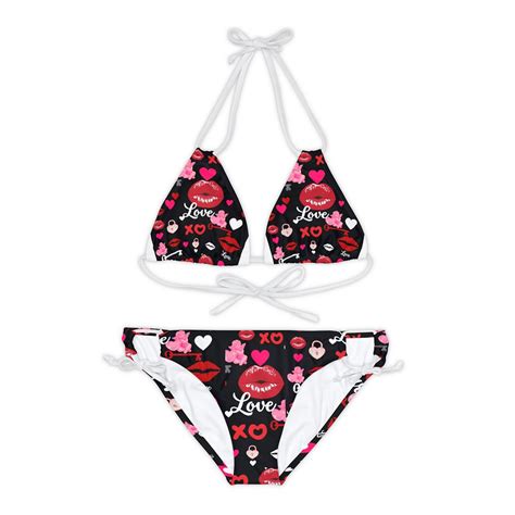 Strappy Bikini Set AOP Chozin Hwan
