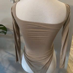 Tops Peekaboo Nude Bodysuit New Poshmark