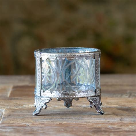 Cut Glass Tealight Holder Candles Courtyard Lifestyle