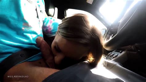 Cali Carter Car Blowjob Pov Finish Cumshot Blonde Cougar