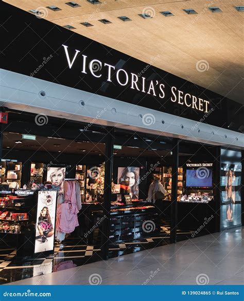 CDG Airport, Paris - 12/22/18: Victoria`s Secret Lingerie and Beauty