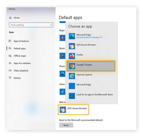 how to set google as default browser in chrome