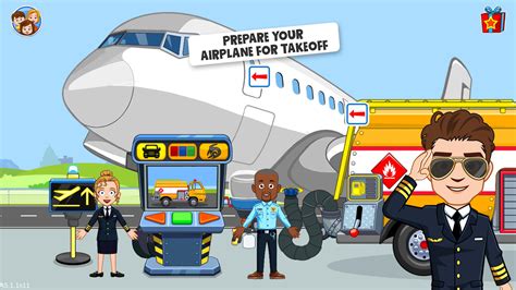 My Town Airport games for kids APK for Android Download