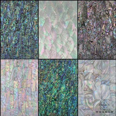 Piece Natural Abalone Shell Mother Of Pearl Laminate Sheet Diy Home