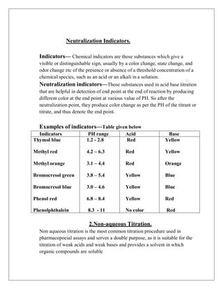 VOLUMETRIC ANALYSIS Pdf