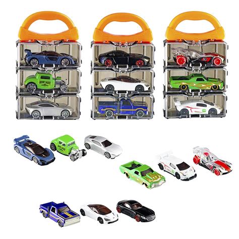 Maleta Mini Carrinhos Hot Cars Metal Cole O Super Speed Shopee Brasil