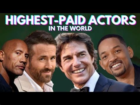 Top Highest Paid Actors In The World 2022 Most Expensive Actors In