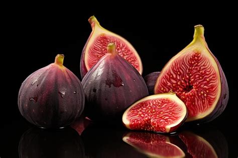 Premium Photo Fresh Figs Fruit Isolated On Alpha Background