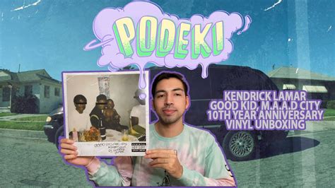 Kendrick Lamar Good Kid M A A D City Th Anniversary Vinyl Unboxing