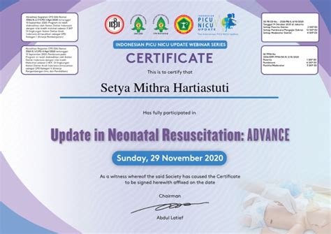 Setya Mithra Update In Neonatal Resuscitation Advance 8211 Evaluation