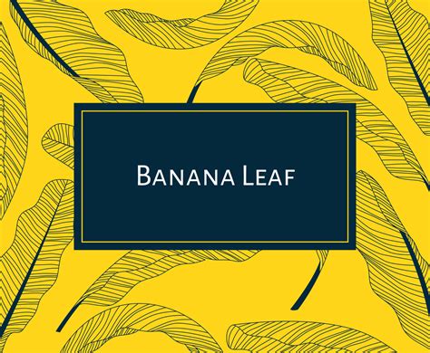 Banana Leaf Outline Background Vector Art & Graphics | freevector.com