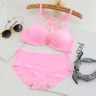 Front Closure Sexy Bra Sets Leopard Gather Lingerie Push Up Bra Briefs Intimates Ebay