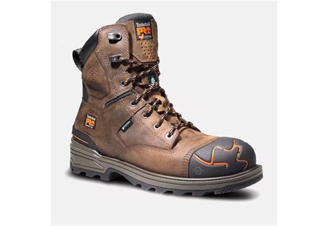 Timberland Mens Magnitude 8 Inch Waterproof Comp Toe Work Boots