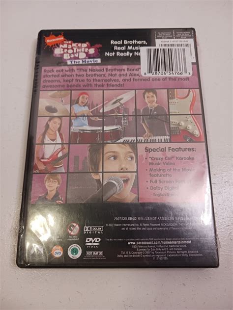 Nickelodeon The Naked Brothers Band The Movie DVD Brand New Factory Sealed 97368514249 EBay