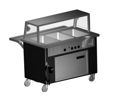 Delfield KH Serving Counter Hot Food Electric Arrow Restaurant Equipment