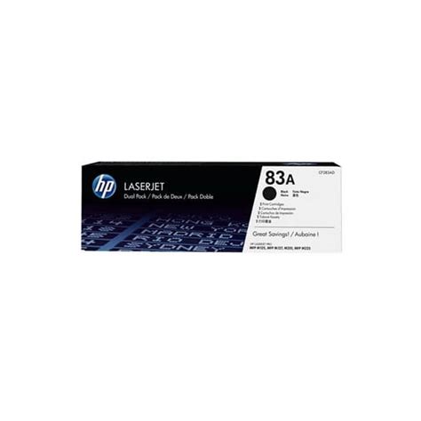 HP 83A pack de deux cartouches toner d'origine noir
