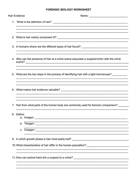 Forensic Invisible Intruder Worksheet Answers