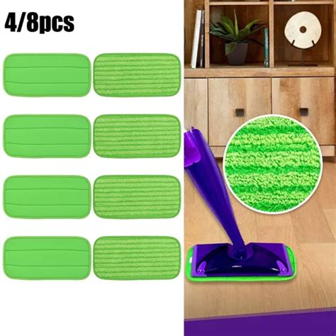 TAPIS DE VADROUILLE en microfibre 12 pouces pour jet humide Swiffer à