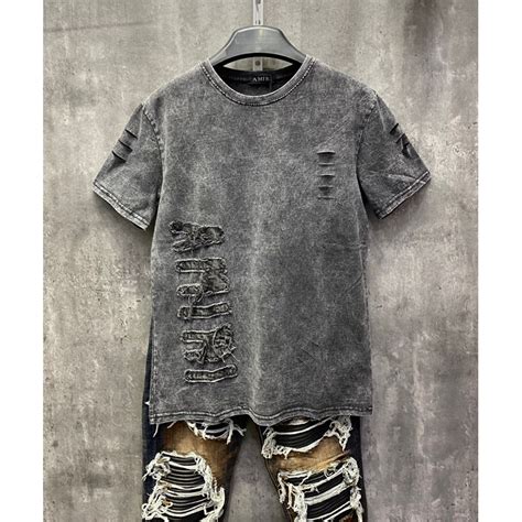 Amiri Font Embroidered With Vertical Letters Hot Trend Shopee Philippines