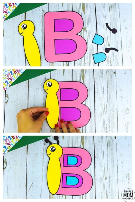 Free Printable Letter B Craft Template Simple Mom Project