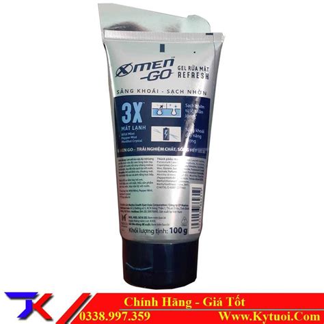 Gel Rửa Mặt X-Men Go Refresh X3 100g - Tạp Hóa Kỷ Tươi - Sữa Bột - Bỉm ...