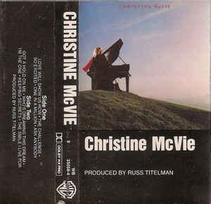 Christine McVie - Christine McVie (1984, SR, Cassette) | Discogs