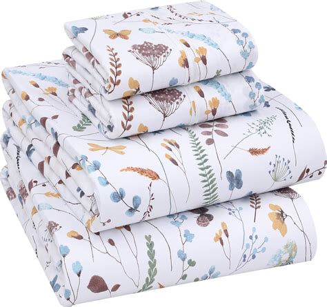 Ruvanti Cotton Sheets Crispy Cooling Percale Sheets For King