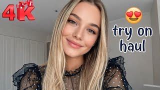 4k 2025 Transparent Try On Haul Micro Bikini Try On Haul See Through Transparent Lingerie 4k