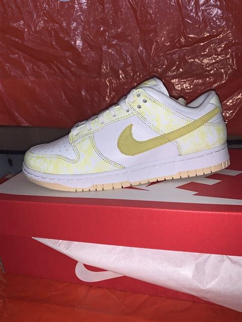 Wmns Nike Dunk Low Og Dm9467 700 Yellow Strike Yellow Strike 8w 65m Ebay