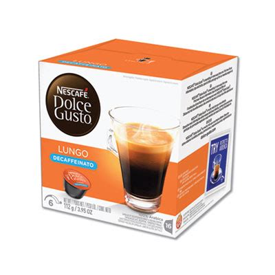 Nescafe Dolce Gusto Capsules, Capsules, Lungo Decaf, 48/Carton - LionsDeal