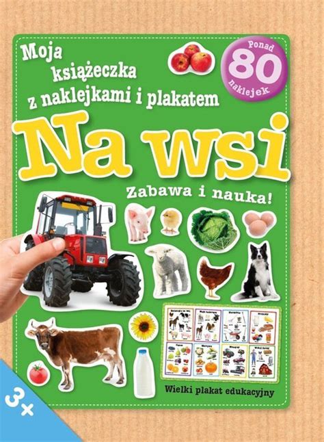 Moja Ksi Eczka Z Naklejkami I Plakatem Na Wsi Zabawa I Nauka