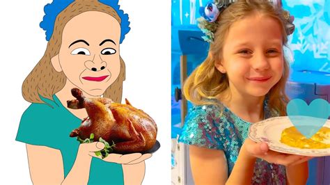 Nastya And Hot Vs Cold Challenge Drawing Meme Like Nastya Funny Drawing YouTube