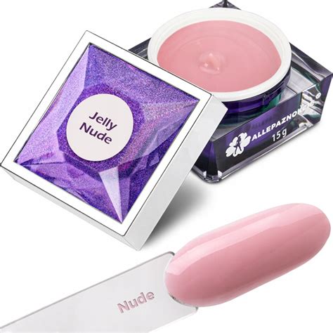 Stavební Gel Na Prodlužování nehtů ALLEPAZNOKCIE Jelly 15 g Nude Béžová za 199 00CZK Allegro