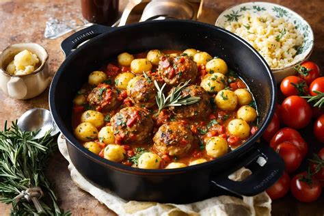 Slow Cooker Tuscan Chicken Meatballs With Gnocchi Recipe