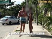Omg Sexy Bikini Girl Says Yes To Fucking A Stranger She Meets On The Street Xxx Mobile Porno