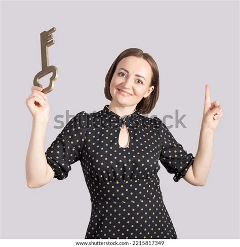 Portrait Beautiful Middleaged Brunette Woman Big Stock Photo 2215817349 Shutterstock
