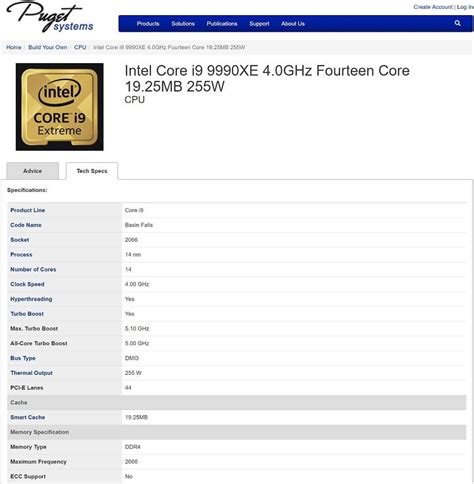 تمامی مشخصات و جزئیات پردازنده پرچمدار Intel Core i9-9990XE لو رفت ...
