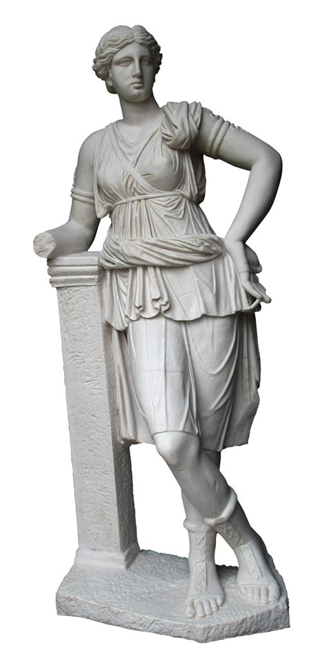 Marble statue of Artemis from Lesbos