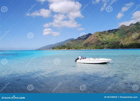 tahiti stock image image  small blue island tahiti