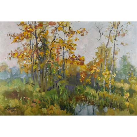 Autumn Painting Landscape Original Art Impressionism Trees - Inspire Uplift