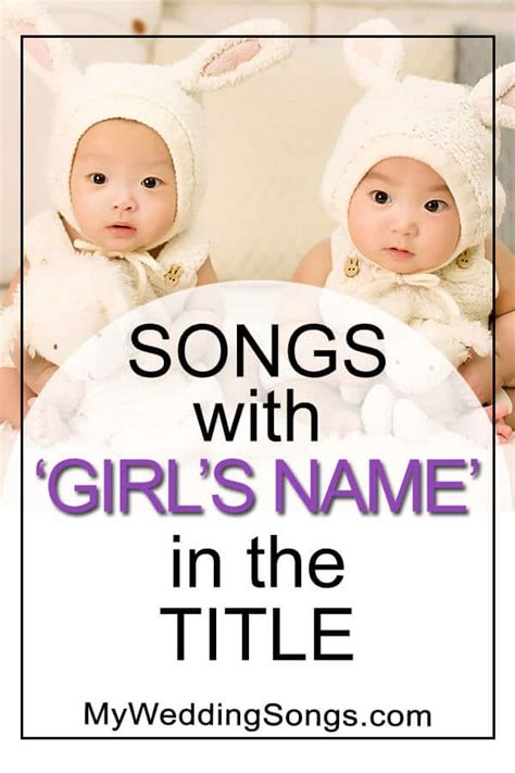 Girl's Name Songs List - Songs With Girl Name in the Title